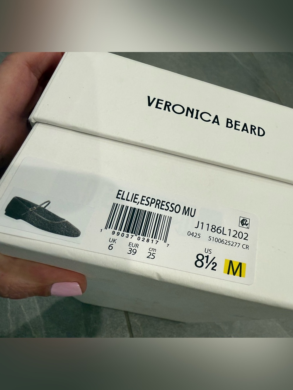 New Veronica Beard Ellie Suede Flat in Color Espresso retail $375 size 8.5 - Picture 11 of 13
